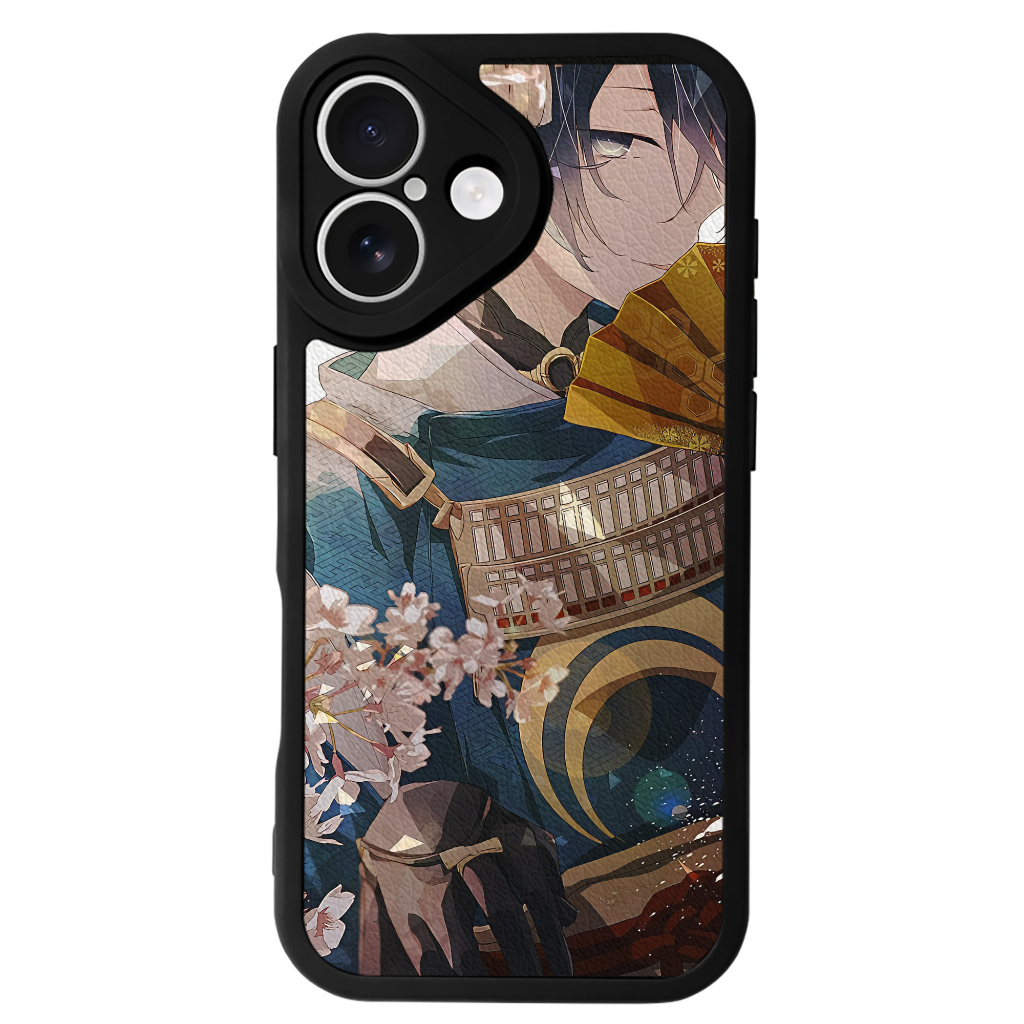 （画像用） 刀剣乱舞 Touken Ranbu 【iPhone 16シリーズ対応】シリコンスマホケース（レザー調） 材質：シリコン
